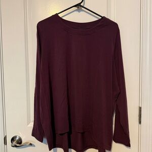 Athleta Long Sleeve Top - Deep Purple